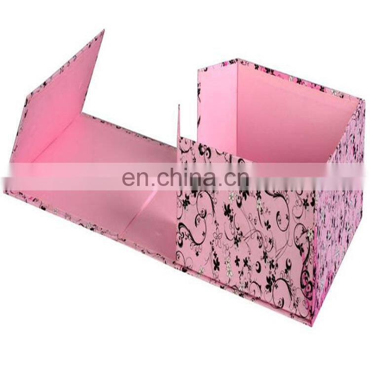 cheap printing wholesale customized colorful printing foldable hardcover paper box with magnetic for gift packaging