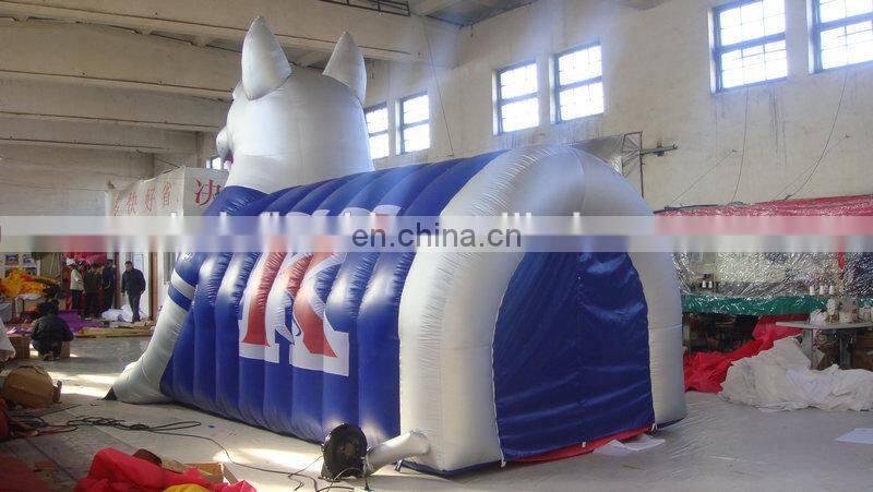 customized popular printed superior quality inflatable tent of dog for sale
