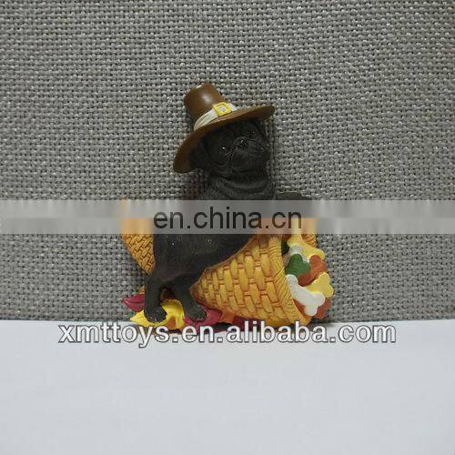 3d sourvenir dog shaped fridge magnet