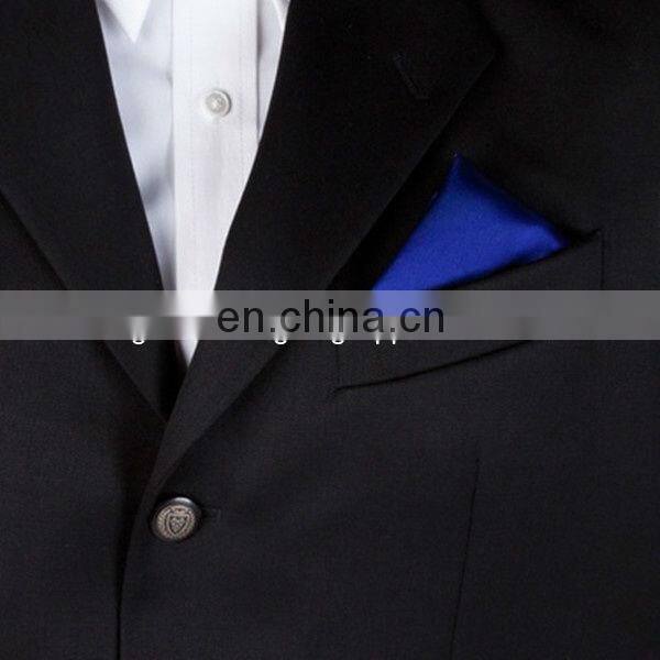 Royal Blue Silk Pocket Square MOQ 50pcs