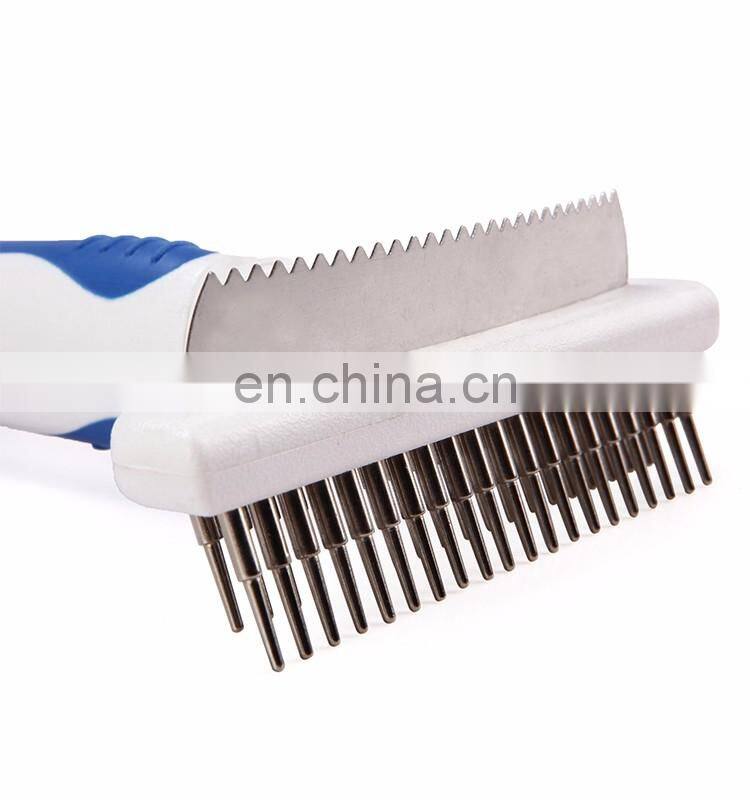 2016 HOT New Shedding Rakes (two layer tooth, shaving water)