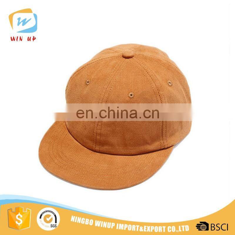 Solid color blank cheap flat brim custom snapback caps baseball hat