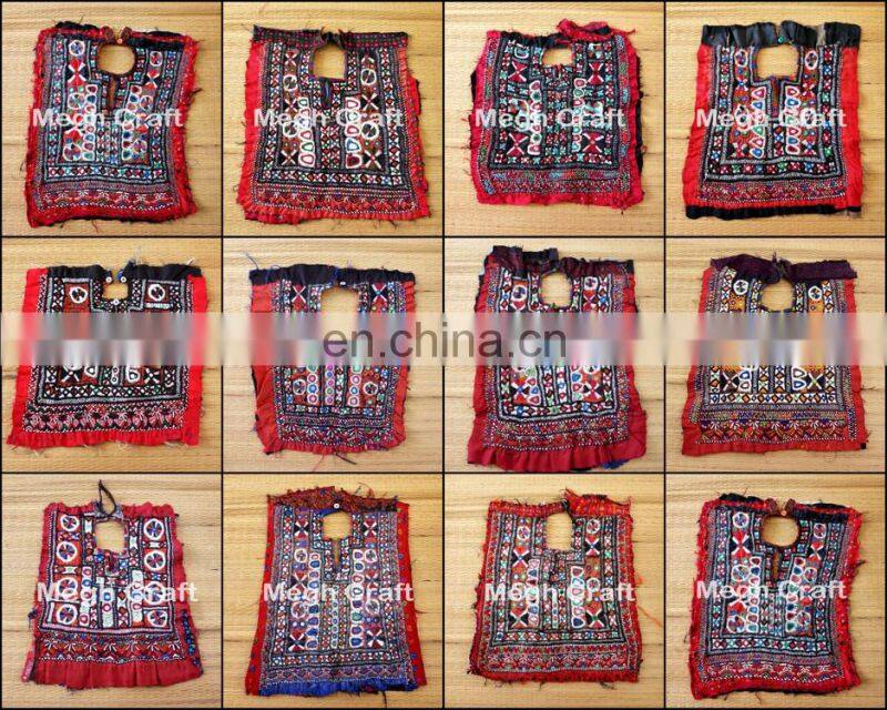 Vintage Banjara beaded yoke Neck- Designer multicolor Yock Neck patches-Women's blouse neck yokes Patches