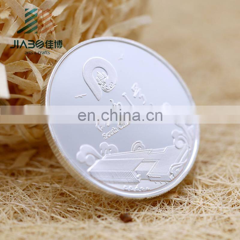 2018 years Souvenir silver replica metal medal honor coins with 3D effect