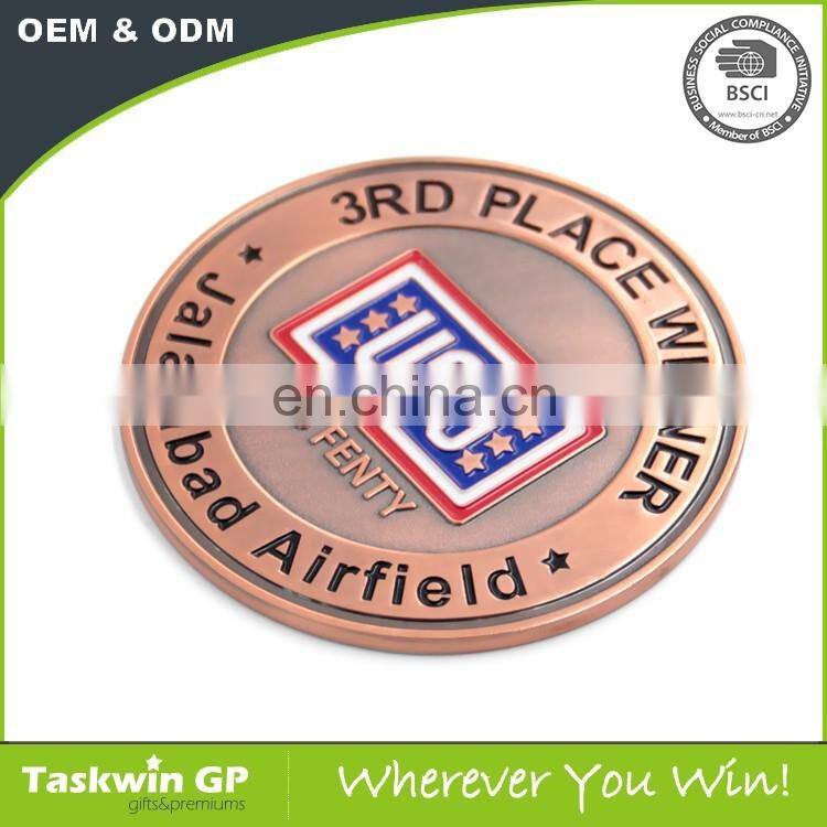 New Design Souvenir Coin metal Antique Brass Of Coin