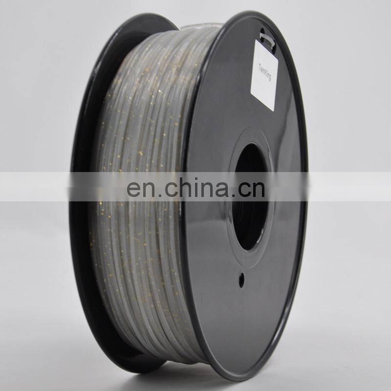 3d printer filament 1.75mm twinkling filament pla for 3d printer