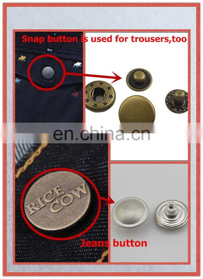 For ornament 2014 latest clothes snaps buttons