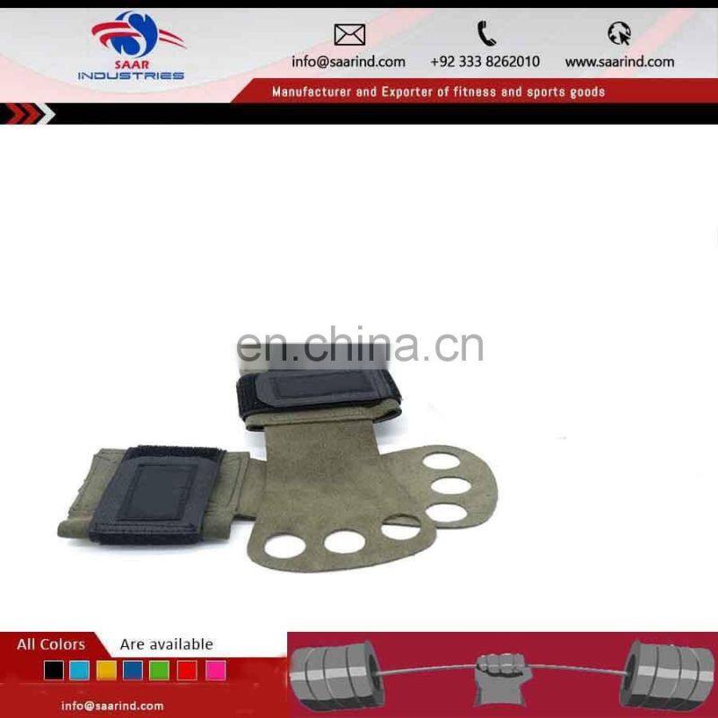 Crossfit Leather Hand Grips with 3 Finger Holes