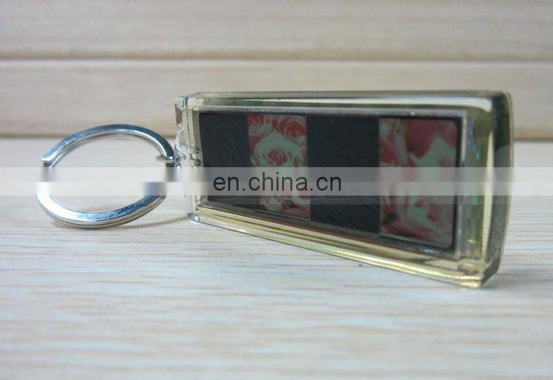 2 Inch Screen AD Promotion Gift Custom Flash Logo Solar Alloy Key Ring