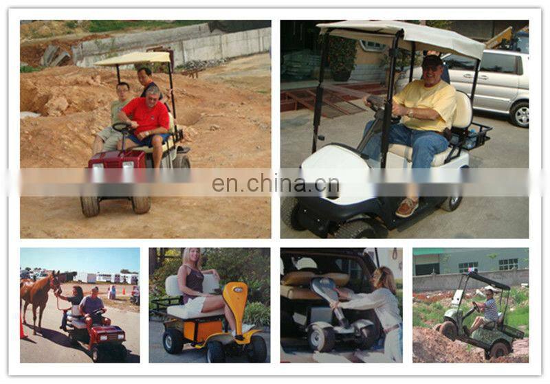 2 4 seater golf car with rear seat