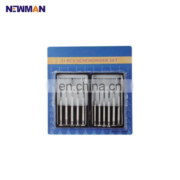 NEWMAN Assessed hand tools Supplier 11pcs Precision Screwdriver