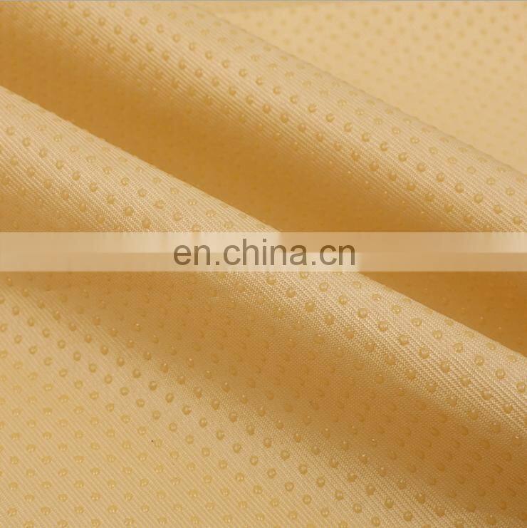 100% Polyester PVC Dotted Anti Slip Fabric For Cushion