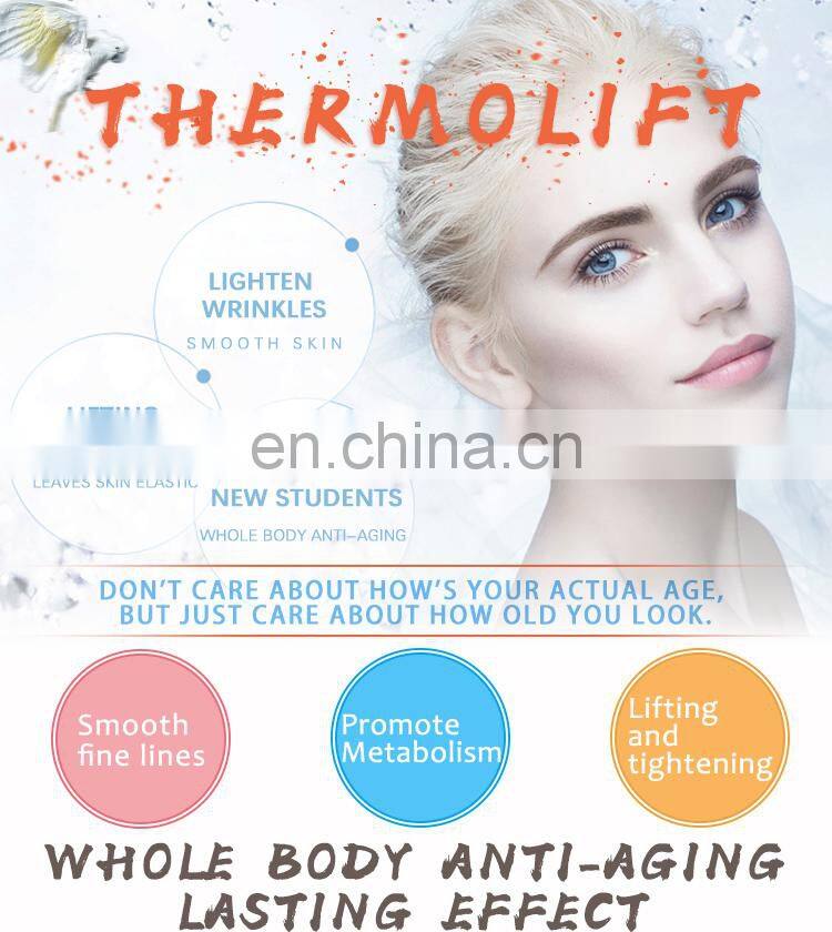 user manual thermolift face lift machine for wrinkle remover rf skin tightening machine