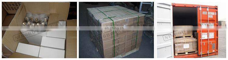 85-5-5-5 C83600 Bronze Ball Valve with Locking Handle connected with water meter