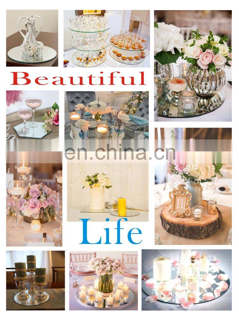 Small square mirror wall decoration