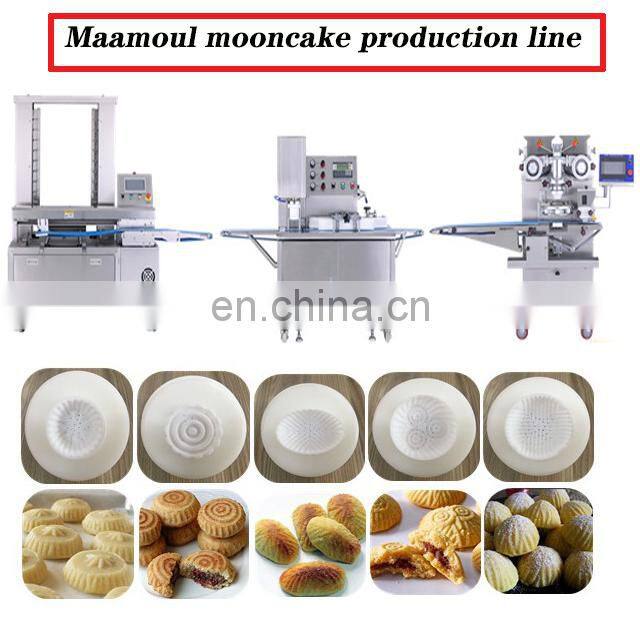 Stainless Steel 304 Small Produce Line For Maamoul Making And Encrusting Machine