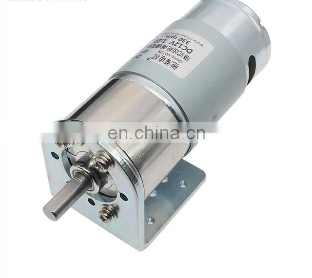 chihai motor CHR-GM37-550Permanent magnet dc geared motorhigh speed and high torque 24V enter output shaft dc deceleration motor