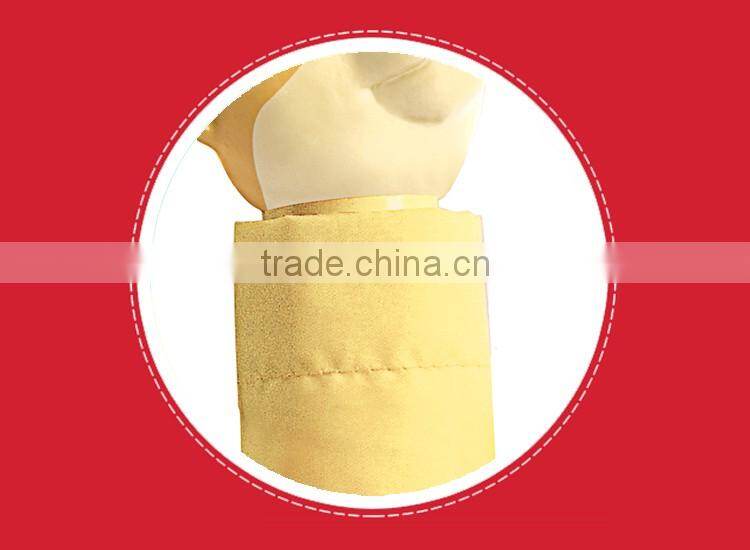 Animal printing yellow antique cotton folding umbrella for girls