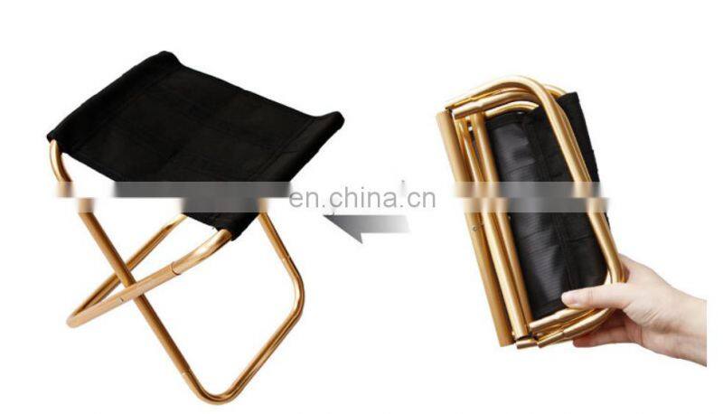 Aluminum alloy lightweight Outdoor foldable mini  portable camping chair