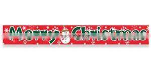 merry christmas letter banner