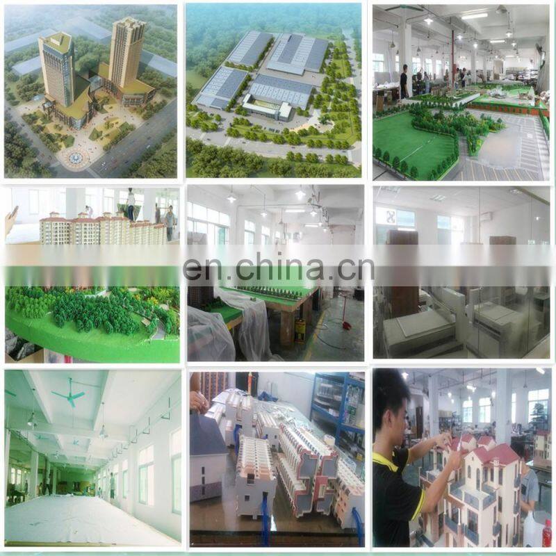 Master plan model of landscape design 3d rendering , master scale model