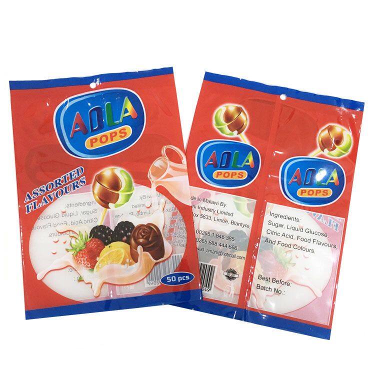 Smell Proof Three Side Sealed Sugar Sachet Mylar Packaging Bag