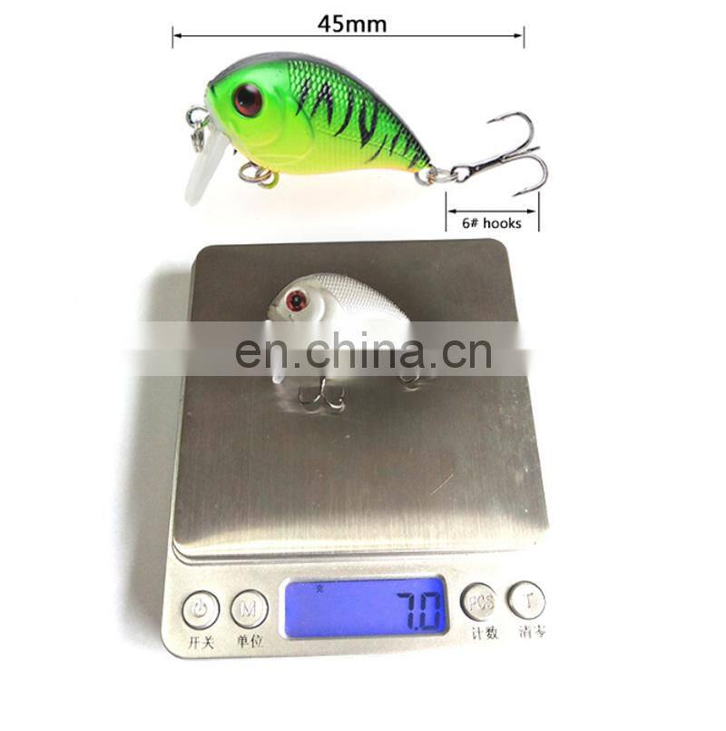 45mm 7g Good Price Mini Fresh water Fish Bait centrifugal lure Crank classic lure