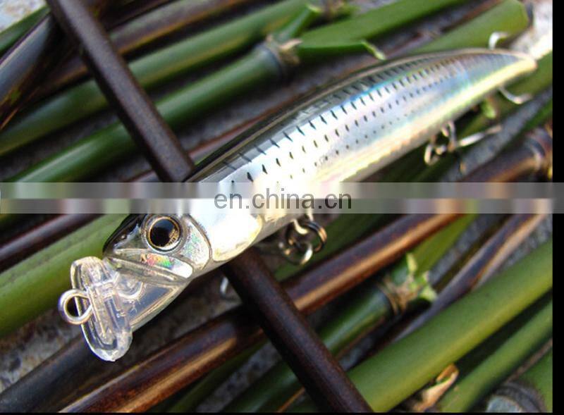 7.5cm 10.2g Lifelike Hard Bait Bass Swimbait B KK Treble Hook Trolling Floating Minnow