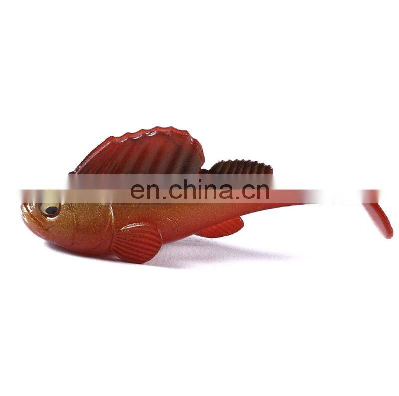 7 cm 14g Paddle Tail Boleophthalmus Pectinirostris Linnaeus Fish Soft Vibe fishing bait lure