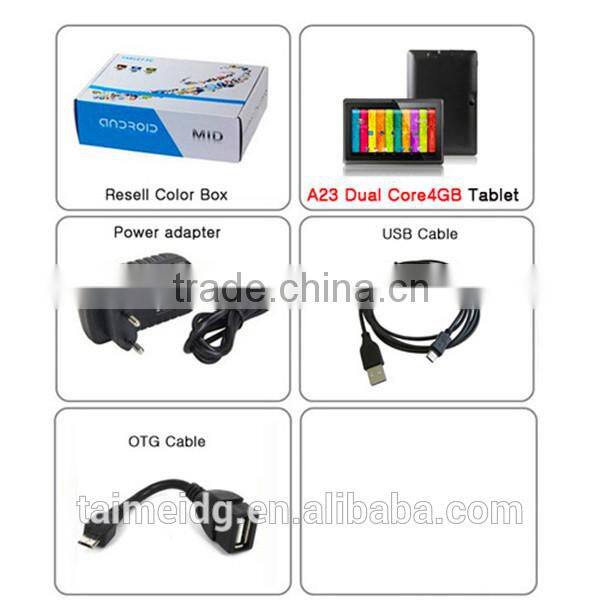 Hot design android dual core kids tablet