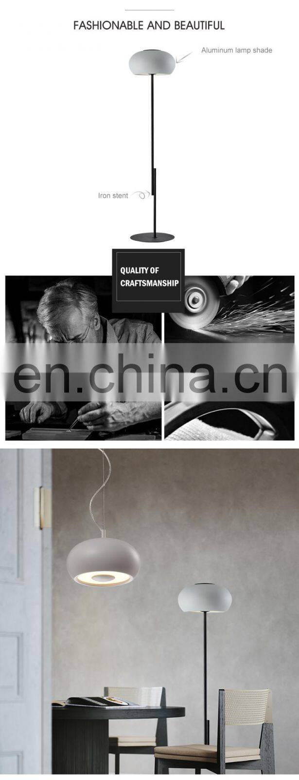 HUAYI High Quality Living Room Indoor Decoration Iron Aluminum LED Classic Globe Floor Lamp