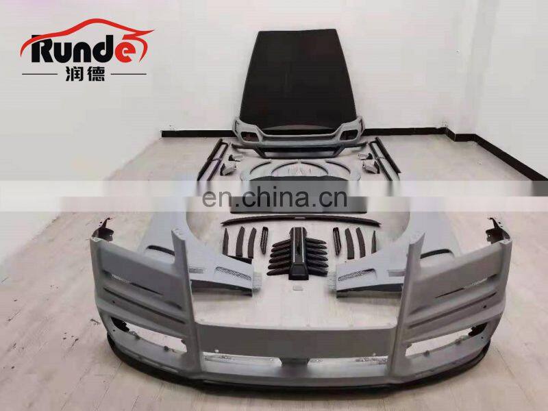 Runde Car Modification Cullinan Update To Mansy Style Car Front Rear Bumper Engine Hood Body Kit For Rolls Royce Cullinan