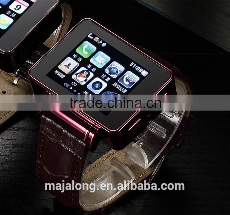 The latest 1.8 inch leather strap Bluetooth watch phone with WiFi&GPS&Pedometer &Camera &Sedentary Remind&Yaho I9s Smart Watch