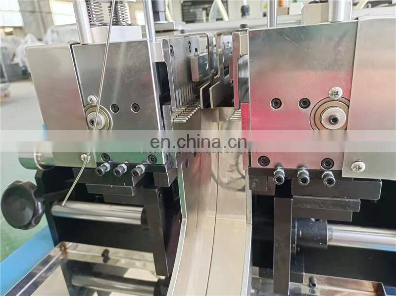 US3000 multifunction Automatic hot cold knife textile grosgrain ribbon garment apparel label cut and fold machine equipment