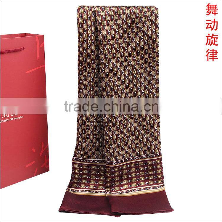 Indian men long scarf silk scarf