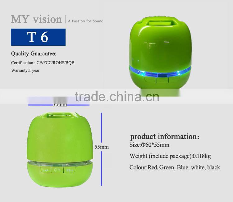 Colorful egg shape product super mini light weight portable bluetooth speaker