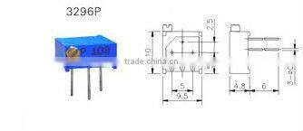 3296P trimming potentiometer 0.5W linear precision potentiometers