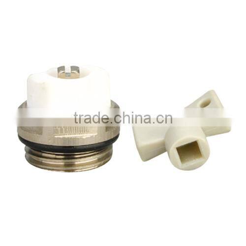 HR1110/1120/1130 brass air-vent valve with plastic radiation&plug