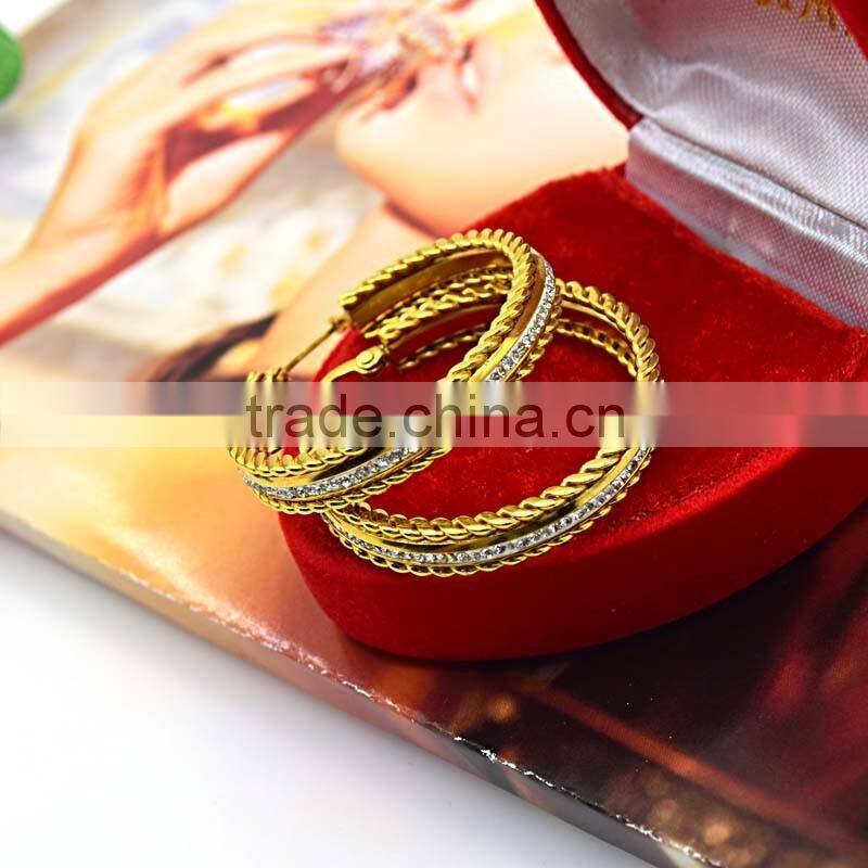 new 2016 latest gold earring design simple gold earring designs for women