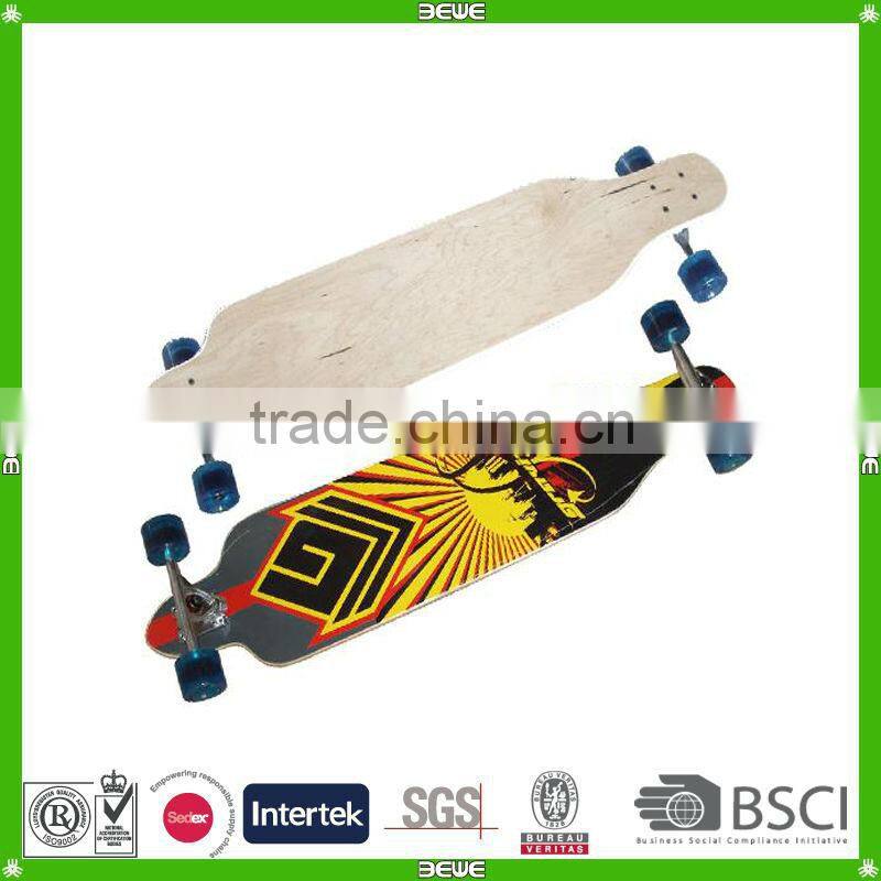 46*10inch Canadian maple long board complete