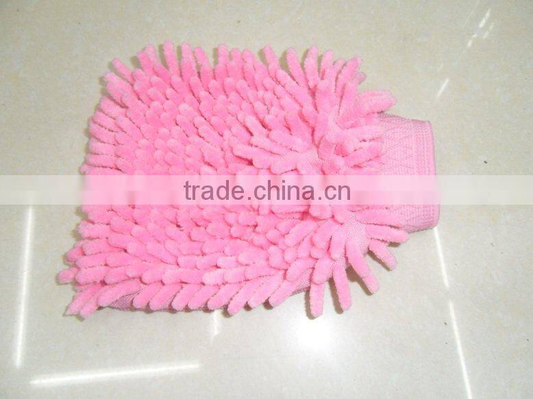 Chenille car washing gloves