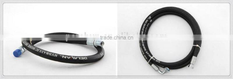 Braided Hydraulic Rubber Pipe / High Pressure