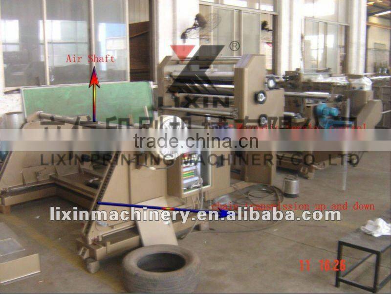 SRFM-2R-1200 Paper Roller To Roller Cold glue Paper Bopp Laminating Machine