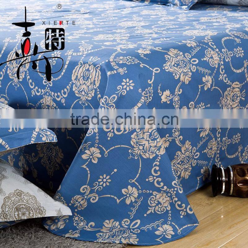 Plain style high quantity 100% cotton printed bedding sets