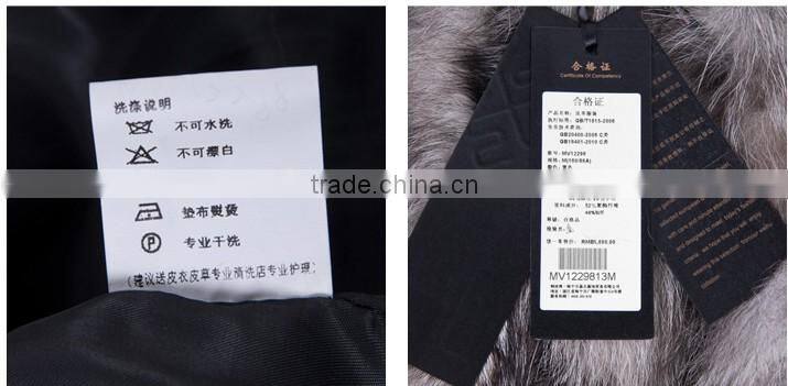 fox fur leather down