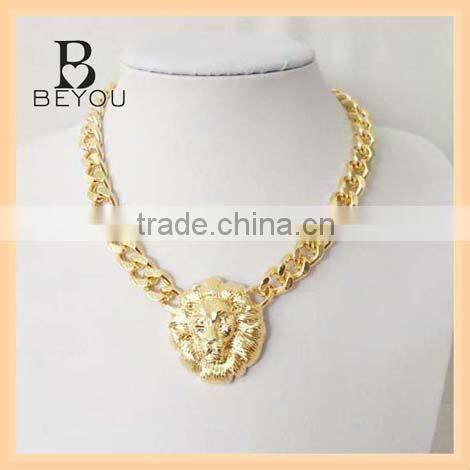 Lion Head Necklace 2013 Newest necklace