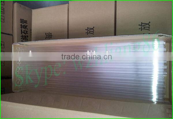 1100C High Temperature Quartz Glass Tube