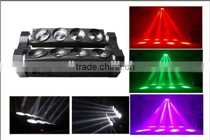 8*10w 4in1 RGBW LED beam moving head spider light 8 eye spider light