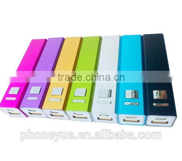 promotion gift wholesale external 18650 battery 2600mah power bank
