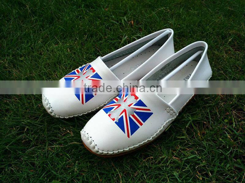 in factory supply fashion women's shoes non slip flat shoes england london wind sexy ladies shoes wholesale OEM processing